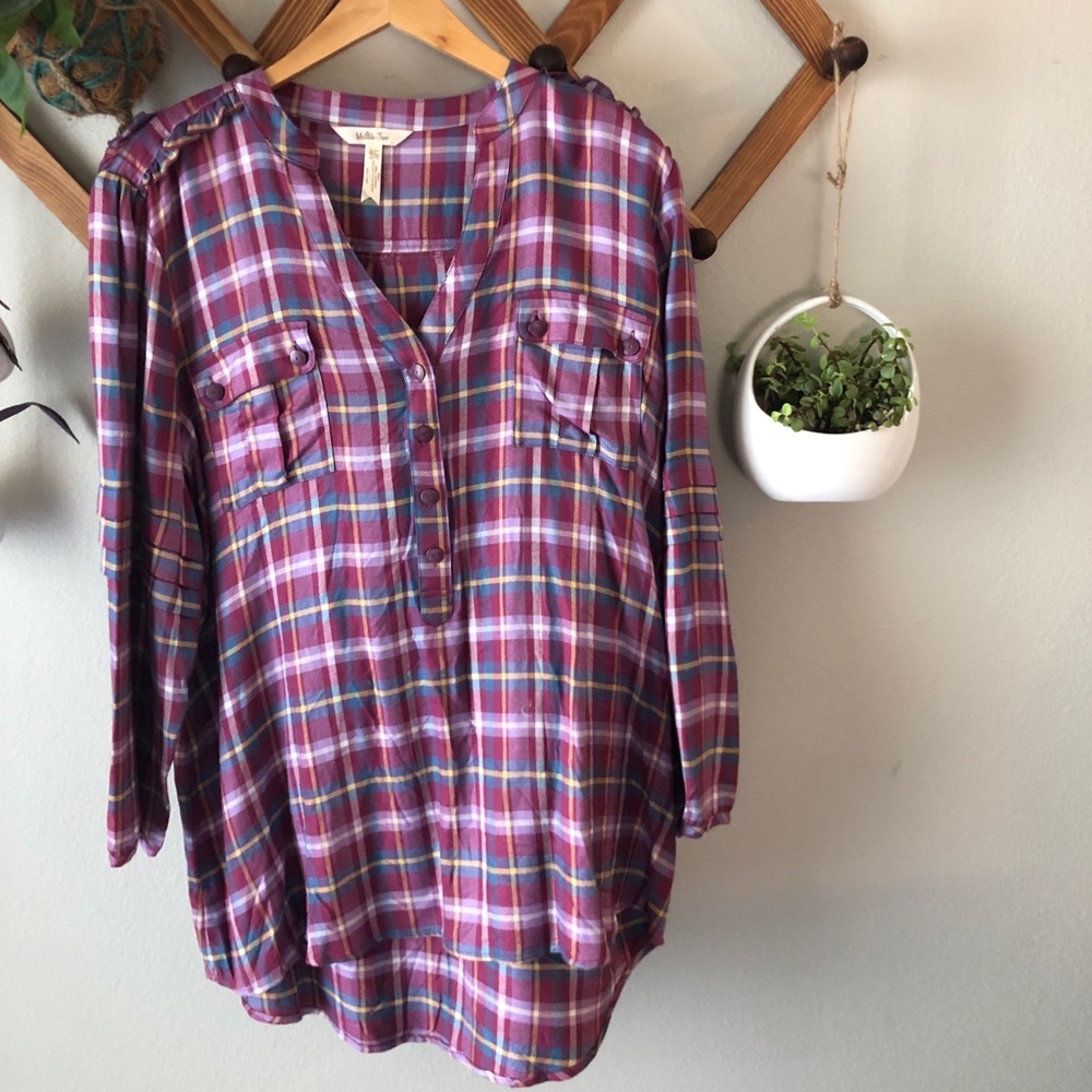 Matilda jane HTF plaid top